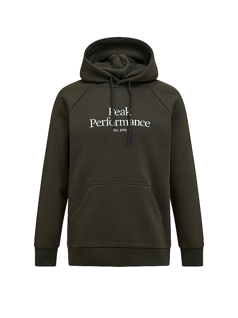 PEAK PERFORMANCE Herren Hoodie Original olive | L